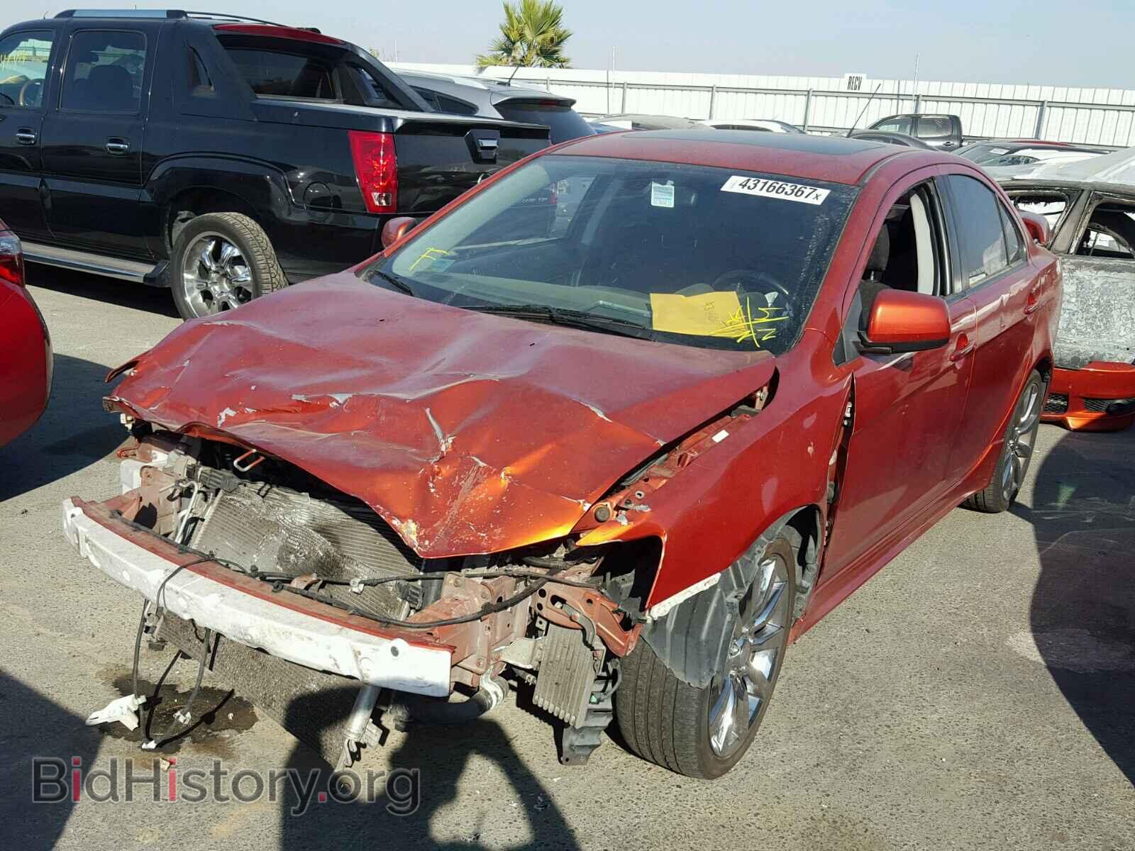 2009 MITSUBISHI LANCER - VIN: JA3AU86W99U022800 - Фото 2