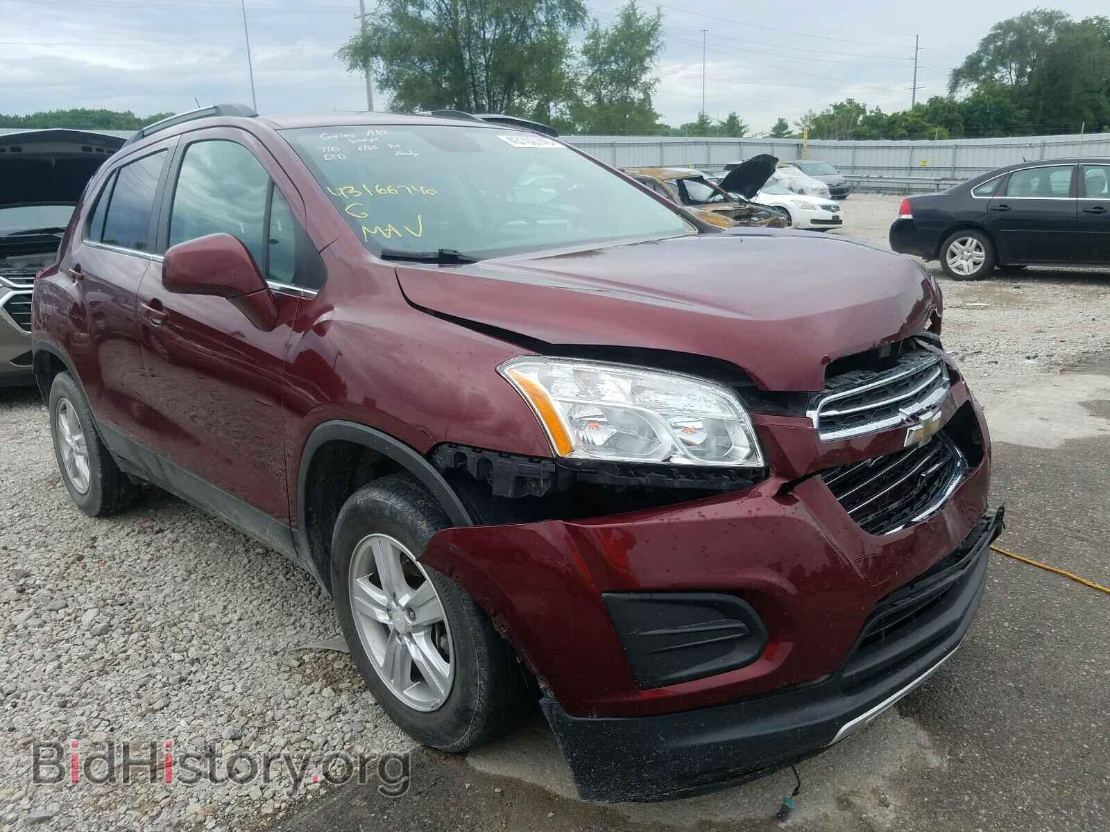 Photo 3GNCJPSB0GL186662 - CHEVROLET TRAX 2016