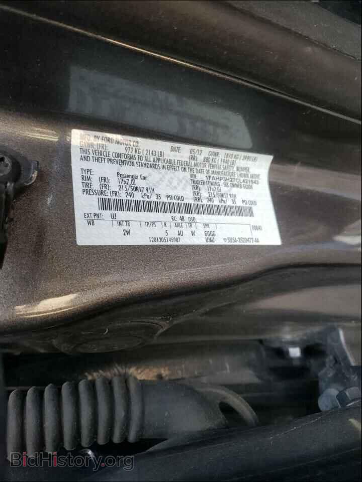 2012 FORD FOCUS - VIN: 1FAHP3H27CL421843 - Фото 10