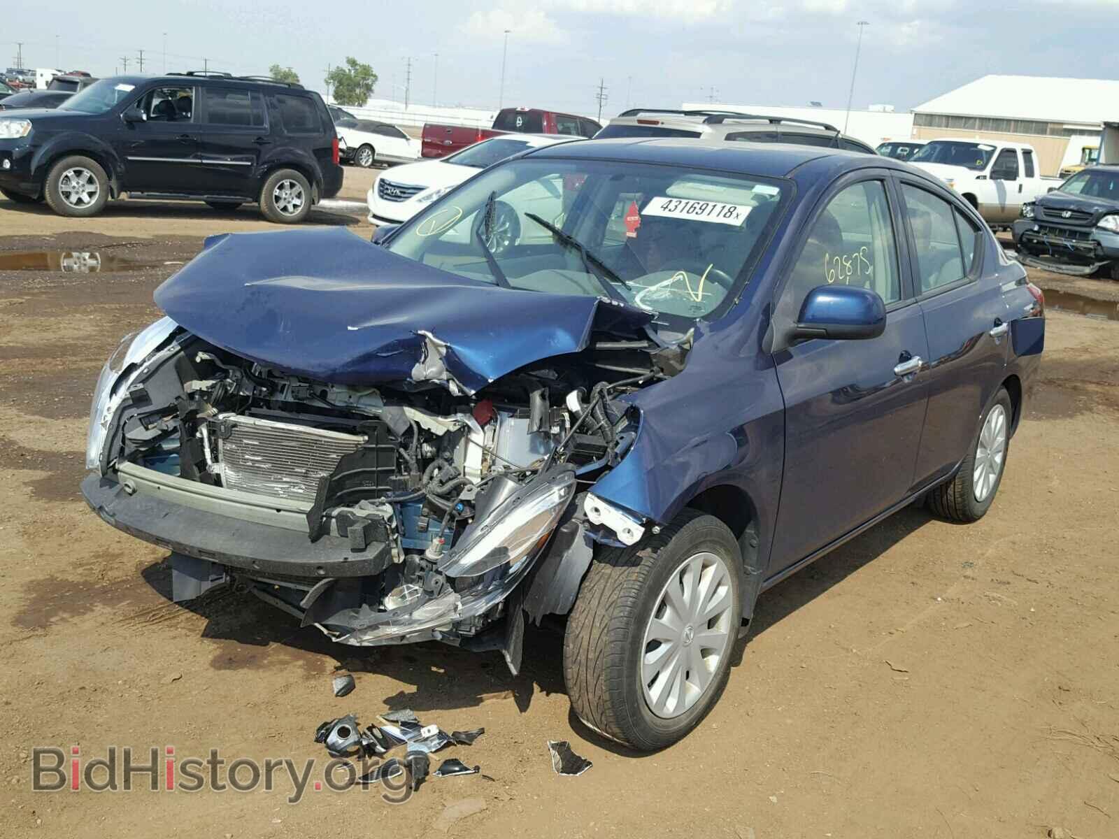 2014 NISSAN VERSA - VIN: 3N1CN7AP2EL856660 - Фото 2