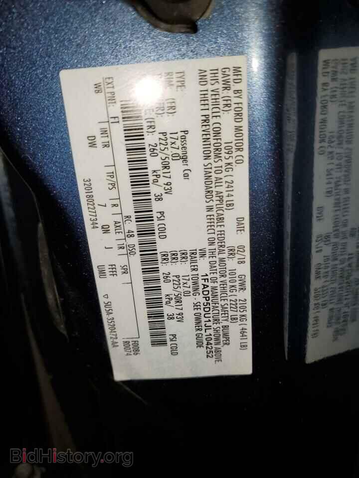 2018 FORD CMAX - VIN: 1FADP5DU1JL104252 - Photo 13
