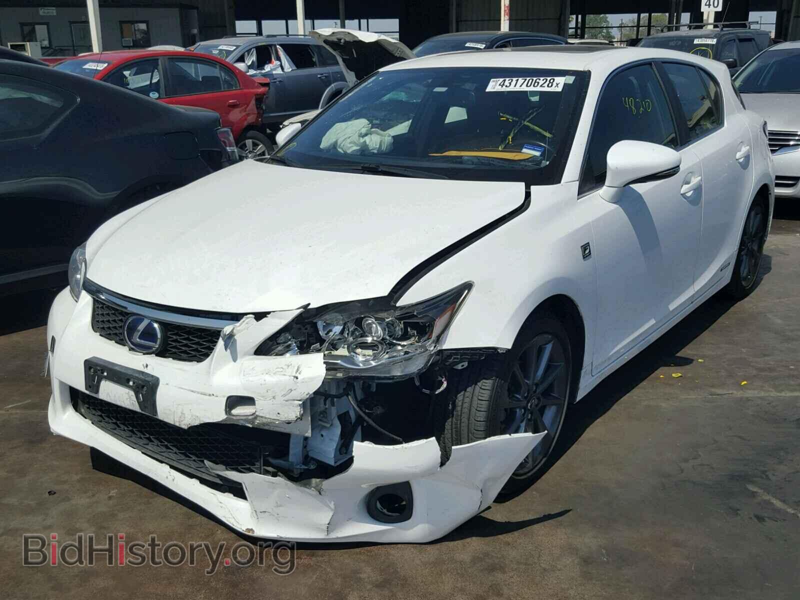 2013 LEXUS CT 200 - VIN: JTHKD5BH8D2134924 - Фото 2