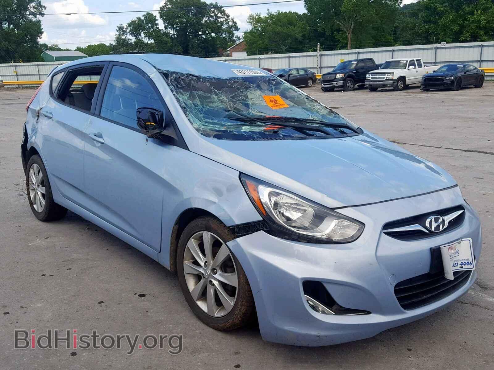 Photo KMHCU5AE3CU002617 - HYUNDAI ACCENT 2012