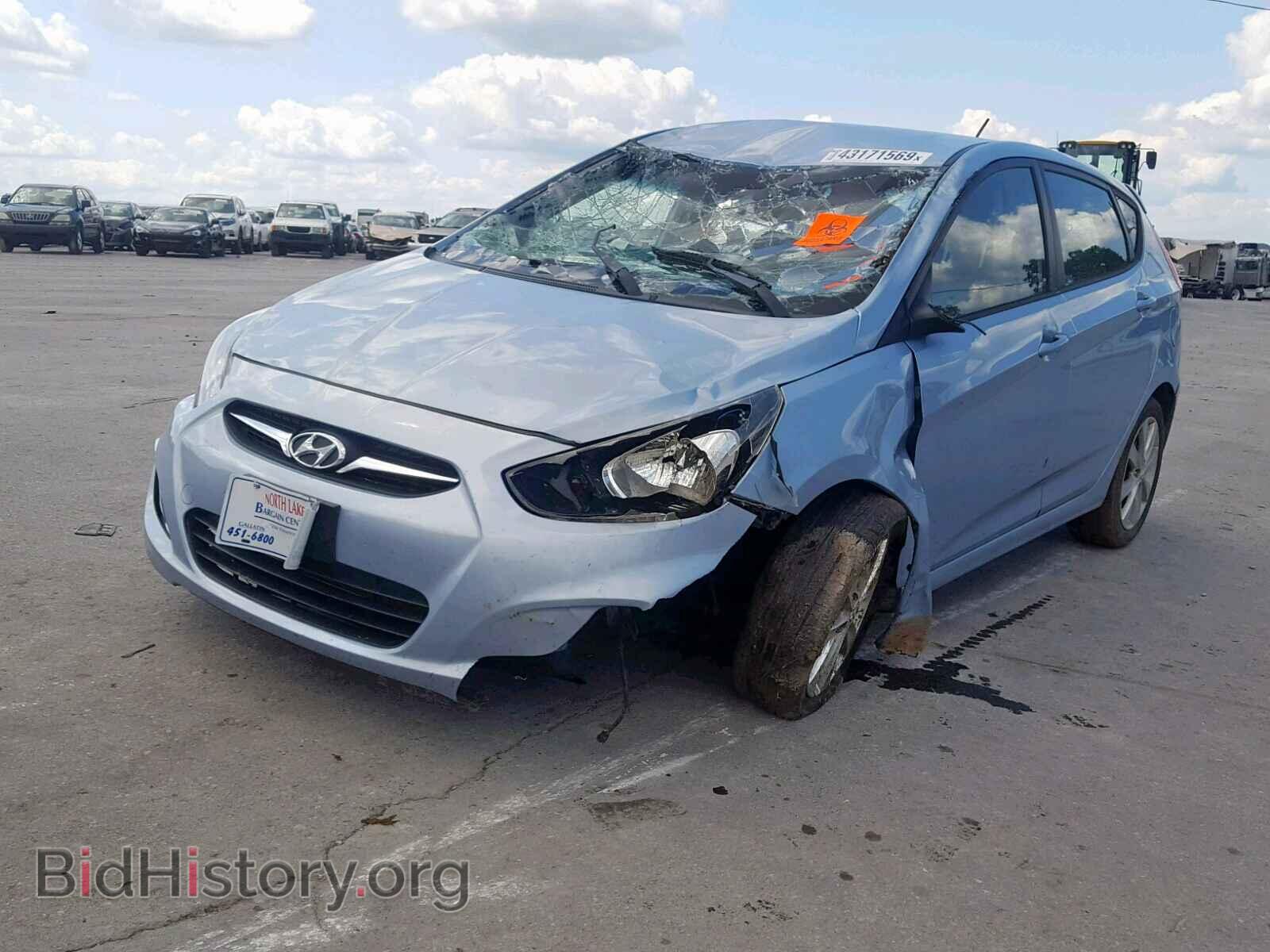 2012 HYUNDAI ACCENT - VIN: KMHCU5AE3CU002617 - Фото 2