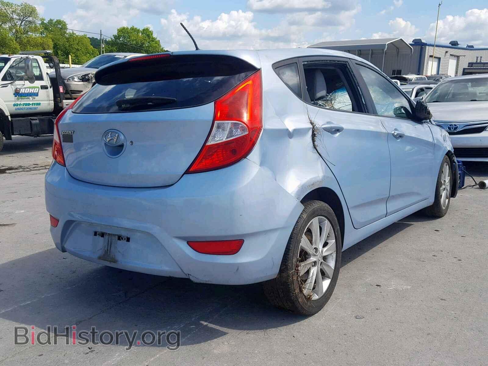 2012 HYUNDAI ACCENT - VIN: KMHCU5AE3CU002617 - Фото 4