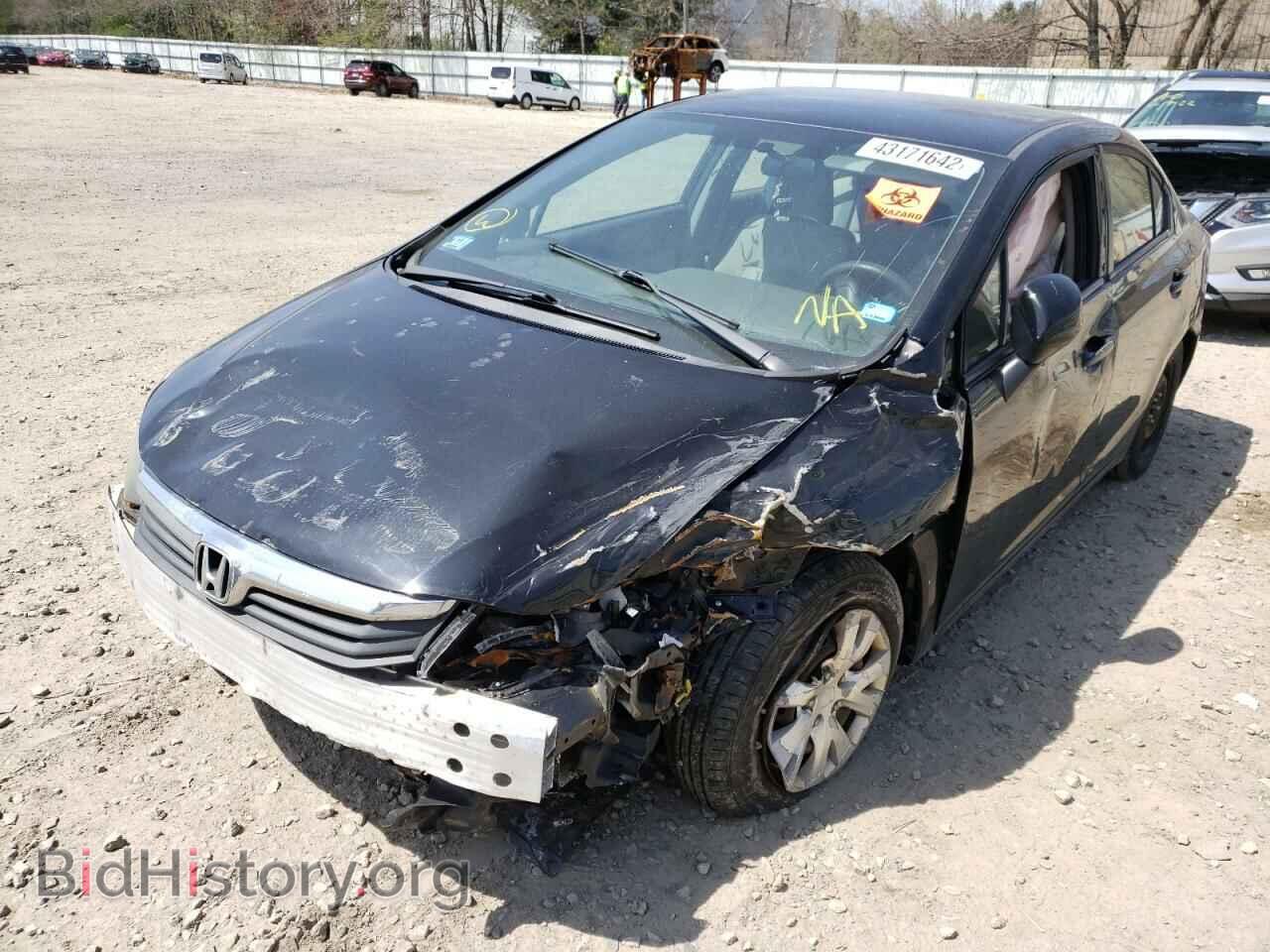 2012 HONDA CIVIC - VIN: 2HGFB2F59CH327596 - Фото 2