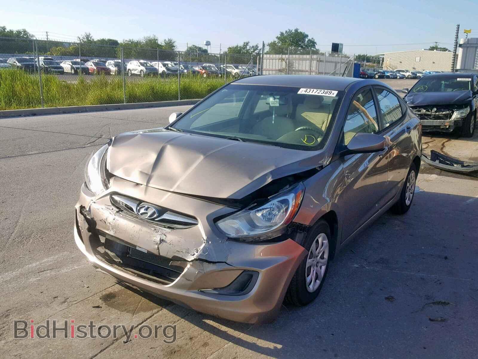 2014 HYUNDAI ACCENT - VIN: KMHCT4AE7EU590148 - Фото 2