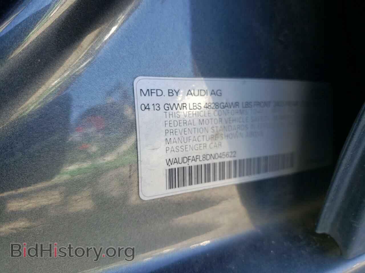 2013 AUDI A4 - VIN: WAUDFAFL8DN045622 - Фото 12