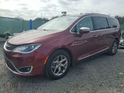 2017 Chrysler PACIFICA Limited, burgundy — VIN 2C4RC1GGXHR644940, Copart