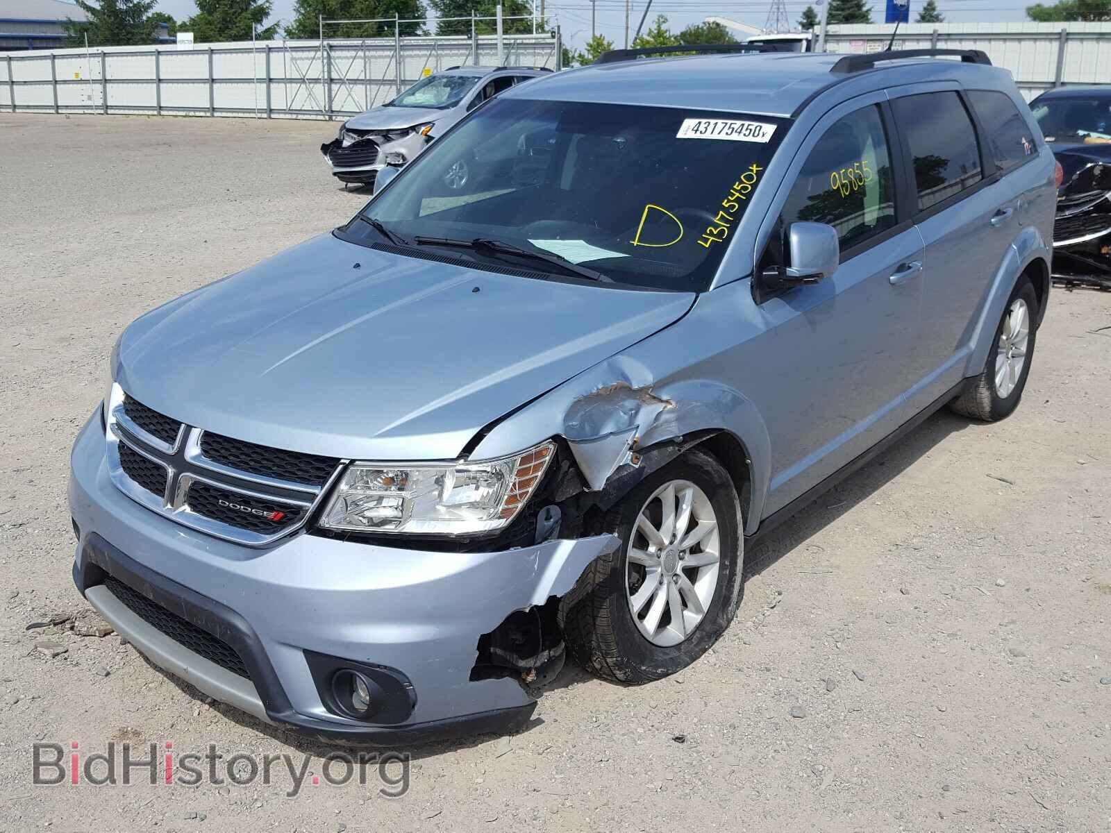 2013 DODGE JOURNEY - VIN: 3C4PDCBB5DT557966 - Фото 2