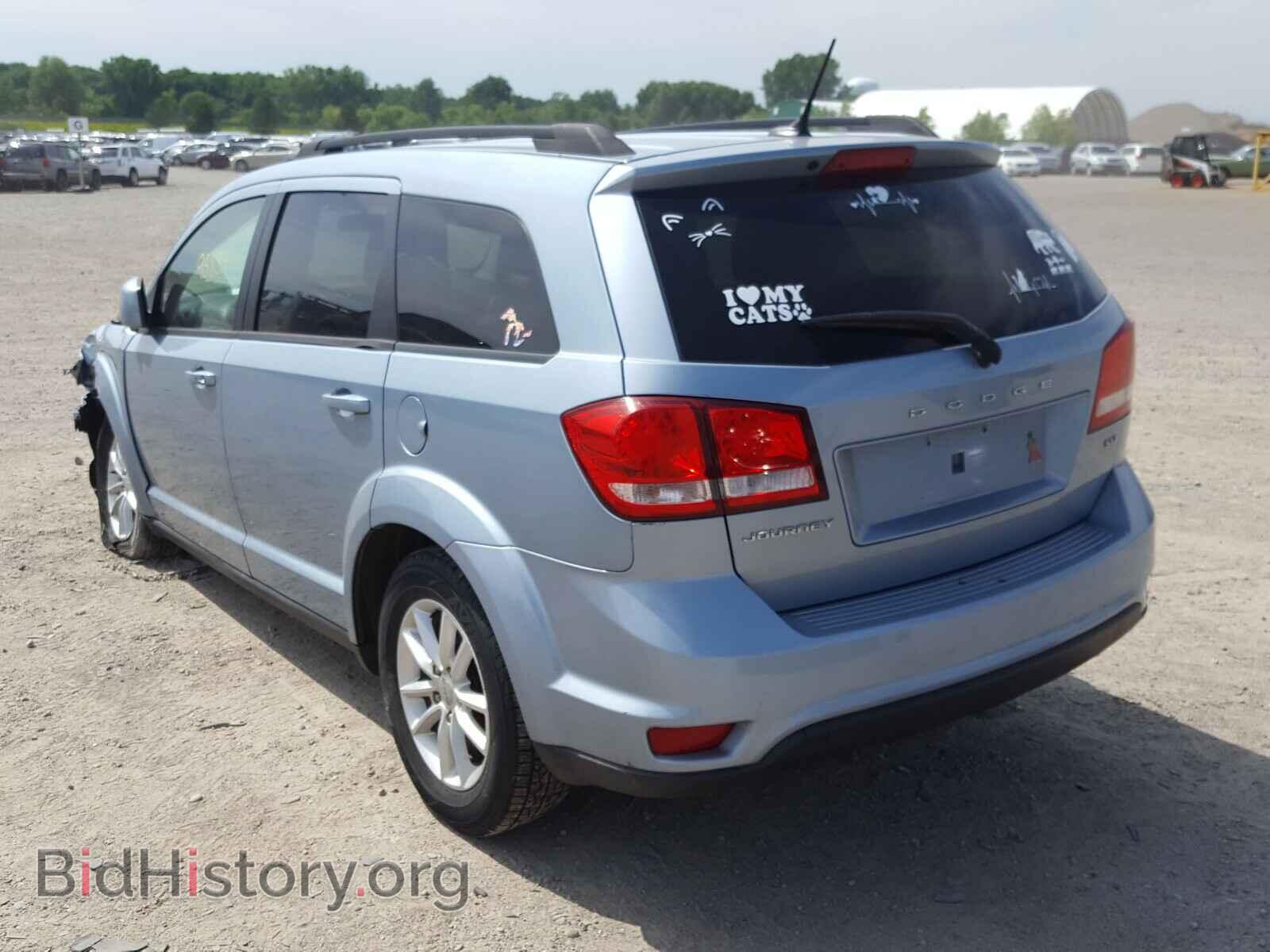 2013 DODGE JOURNEY - VIN: 3C4PDCBB5DT557966 - Фото 3
