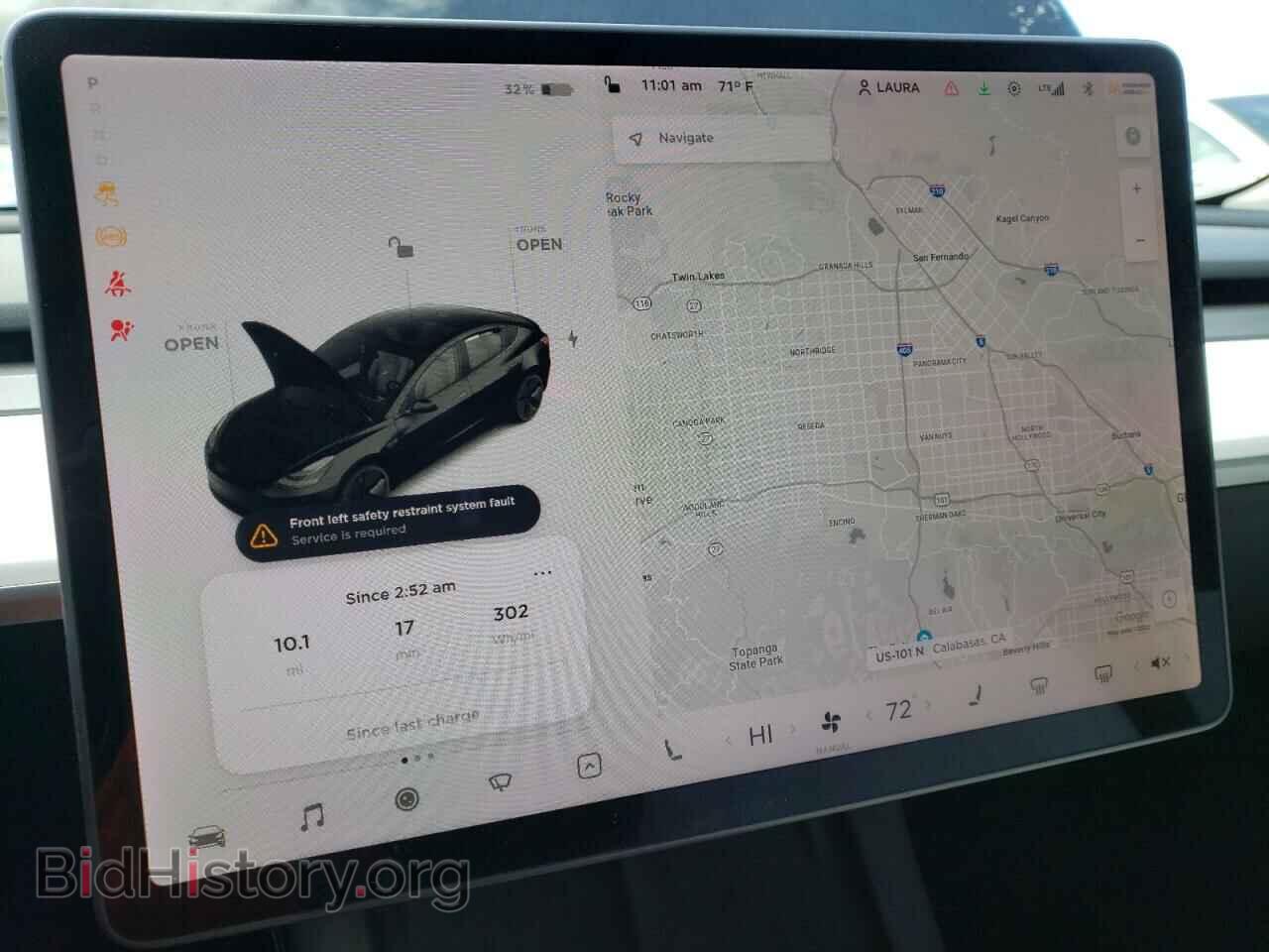 2021 TESLA MODEL 3 - VIN: 5YJ3E1EA7MF877145 - Фото 9