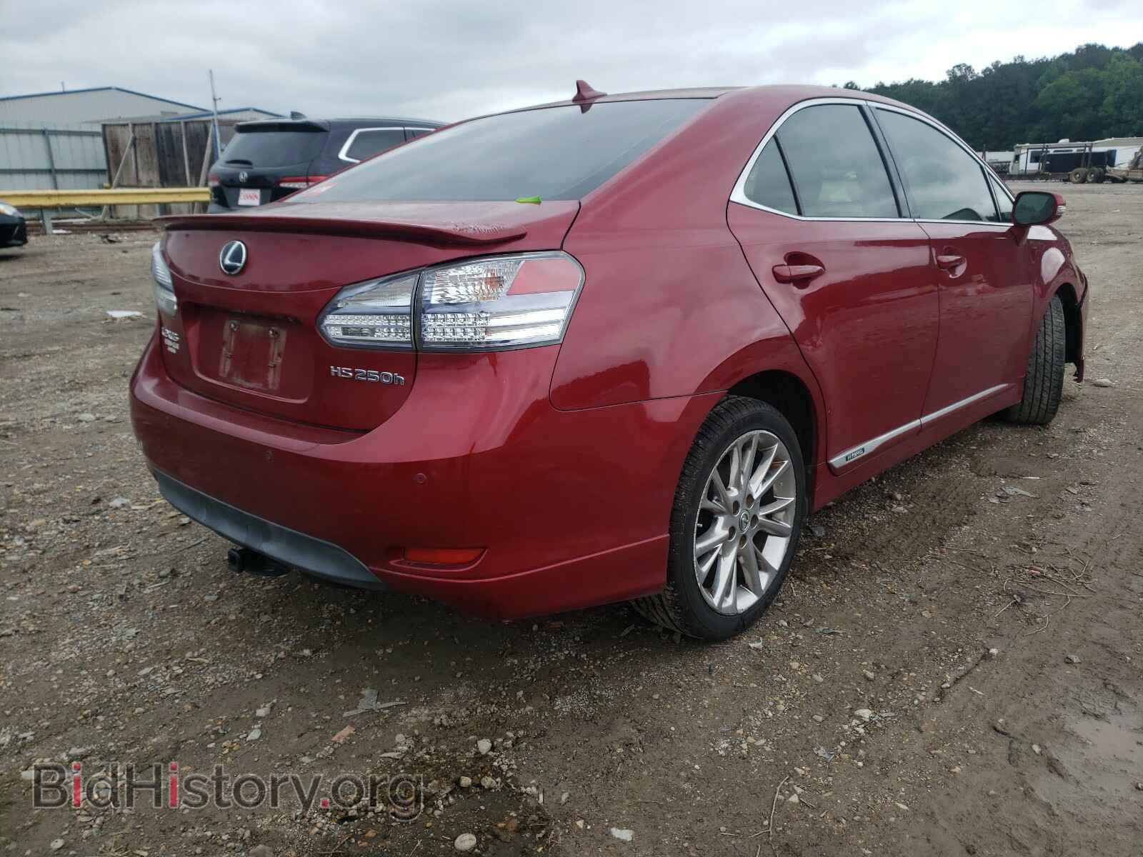 2010 LEXUS HS - VIN: JTHBB1BA8A2017597 - Фото 4