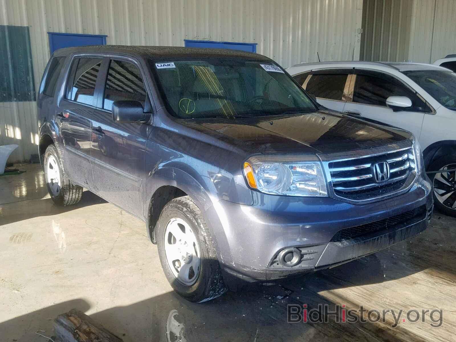 Фотография 5FNYF3H21FB001564 - HONDA PILOT LX 2015