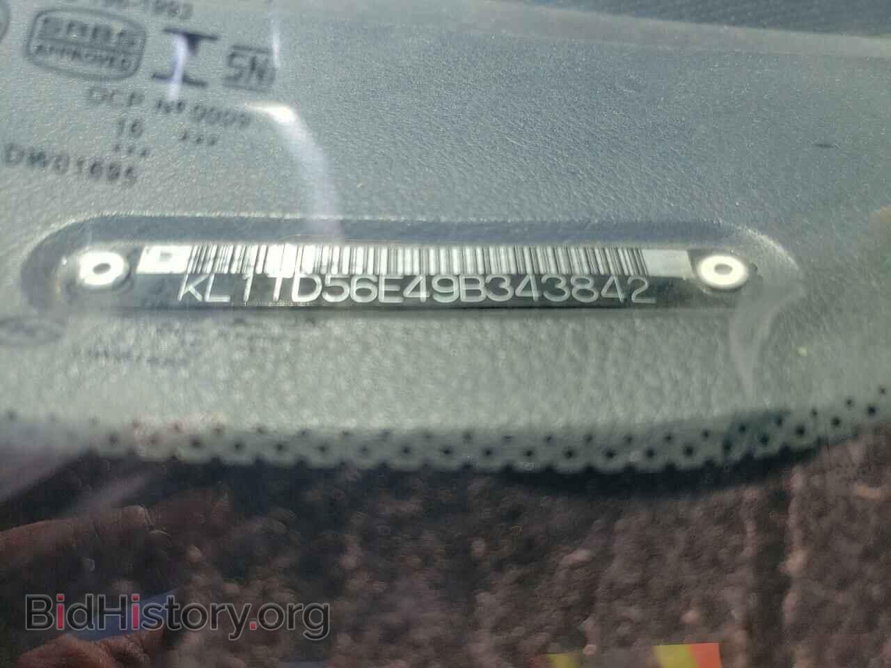 2009 CHEVROLET AVEO - VIN: KL1TD56E49B343842 - Фото 10