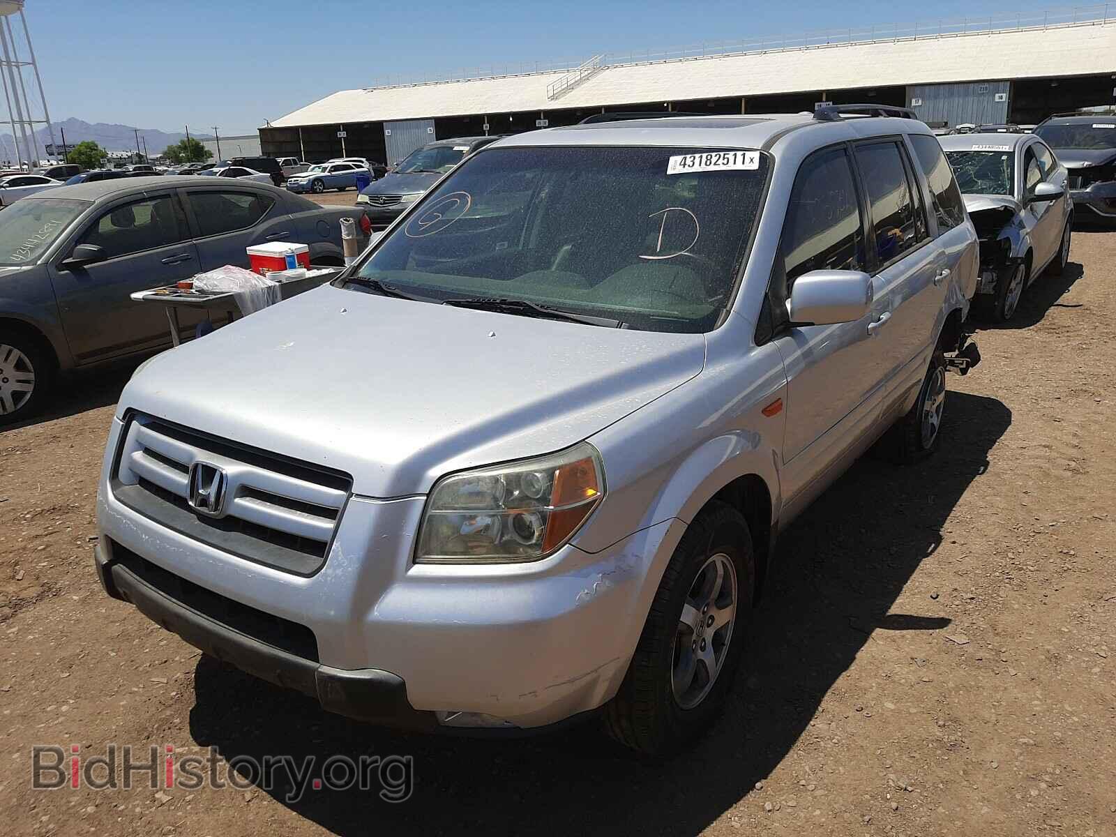 2006 HONDA PILOT - VIN: 5FNYF28716B036675 - Фото 2