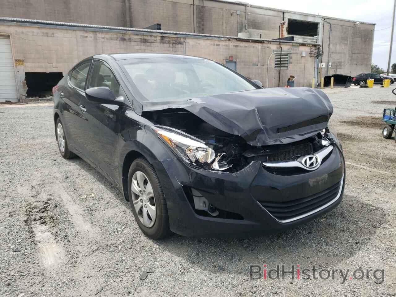 Photo 5NPDH4AE2GH724099 - HYUNDAI ELANTRA 2016