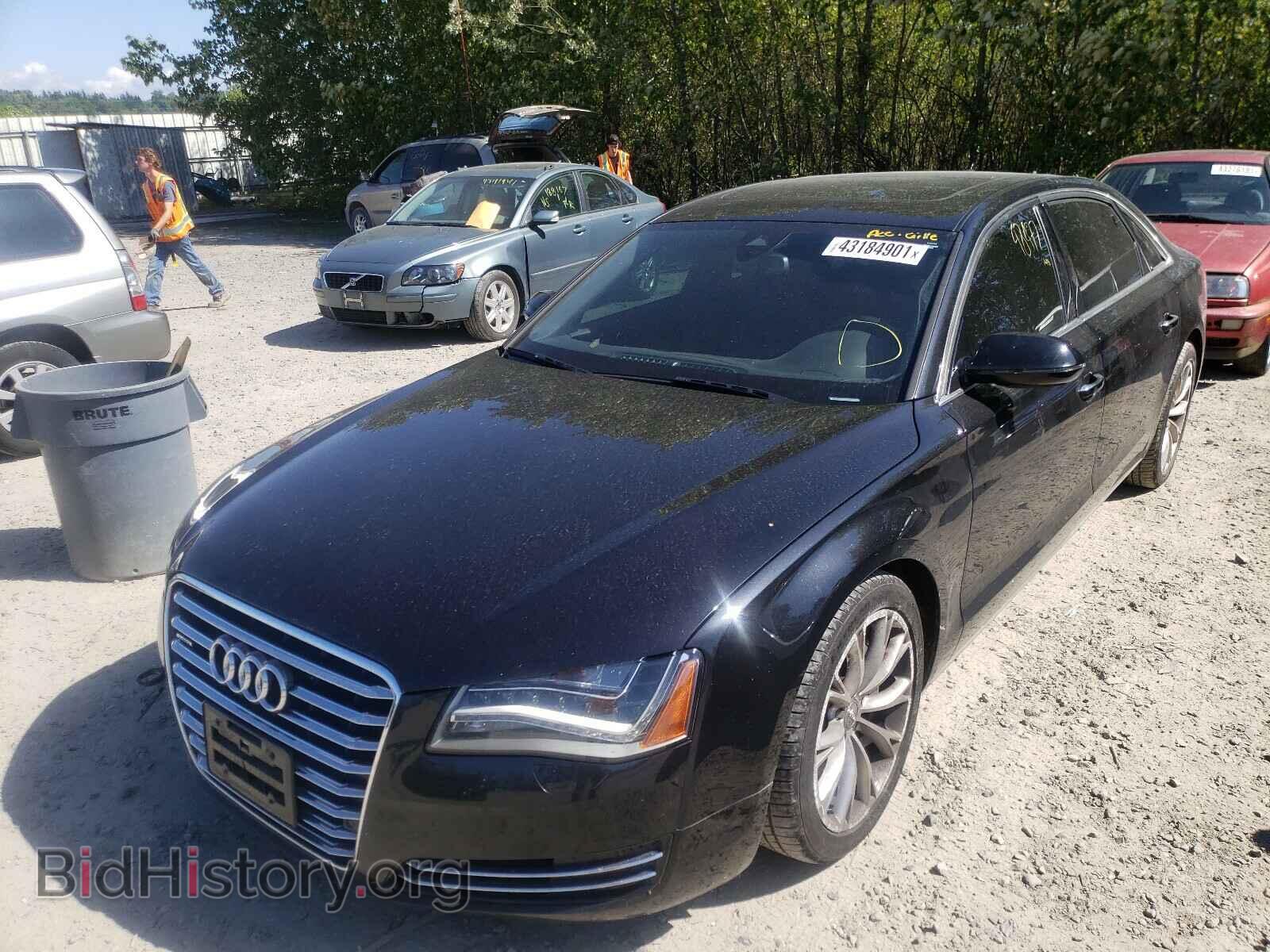 2013 AUDI A8 - VIN: WAURGAFDXDN010141 - Фото 2