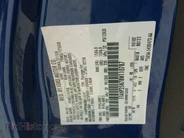 2008 FORD FOCUS - VIN: 1FAHP35N78W110787 - Фото 10