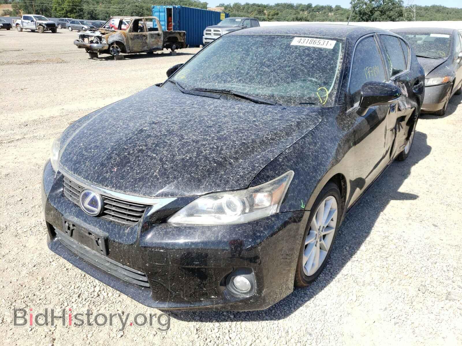 2011 LEXUS CT 200 - VIN: JTHKD5BH4B2044604 - Фото 2