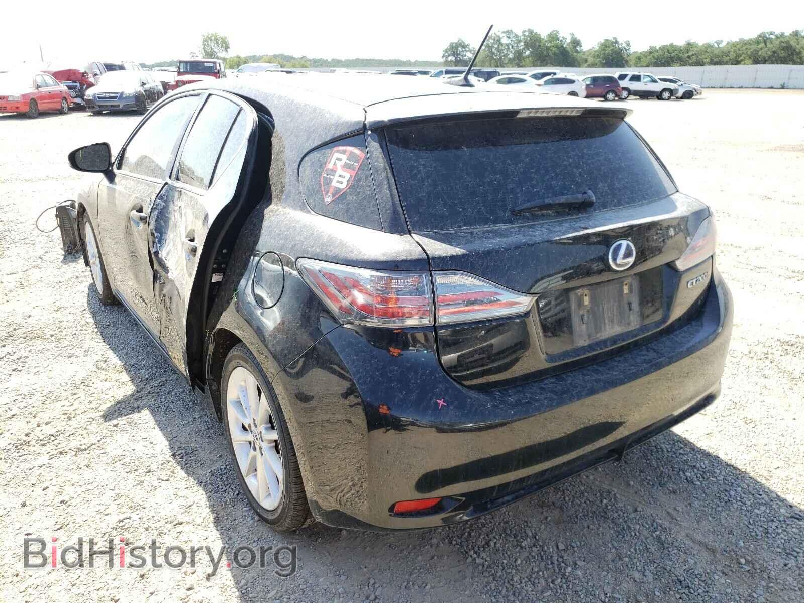 2011 LEXUS CT 200 - VIN: JTHKD5BH4B2044604 - Фото 3