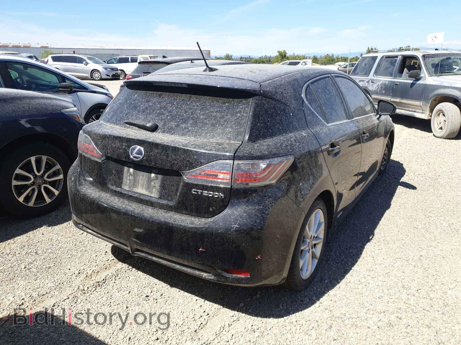 2011 LEXUS CT 200 - VIN: JTHKD5BH4B2044604 - Фото 4