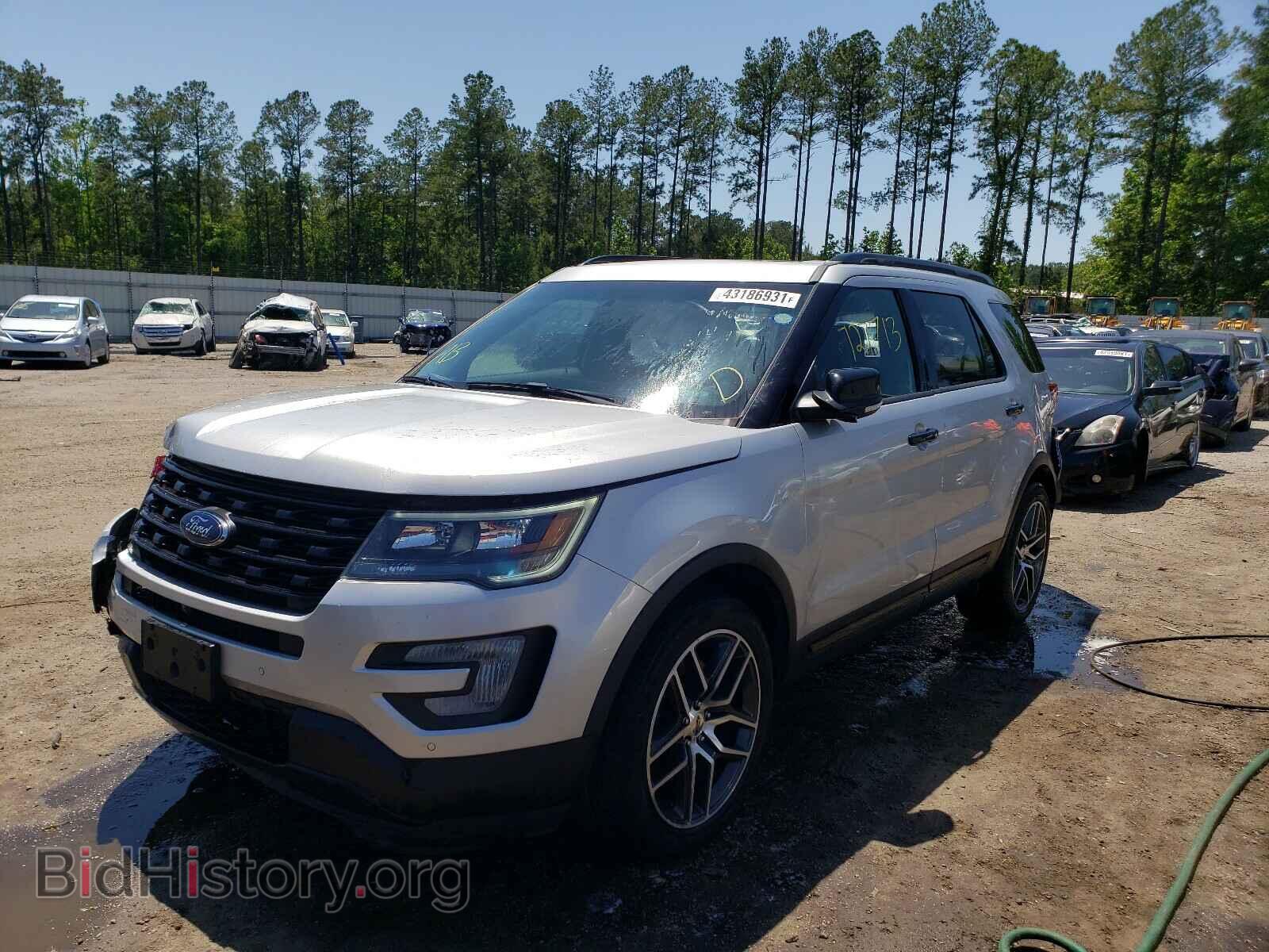 2016 FORD EXPLORER - VIN: 1FM5K8GT0GGC80644 - Фото 2