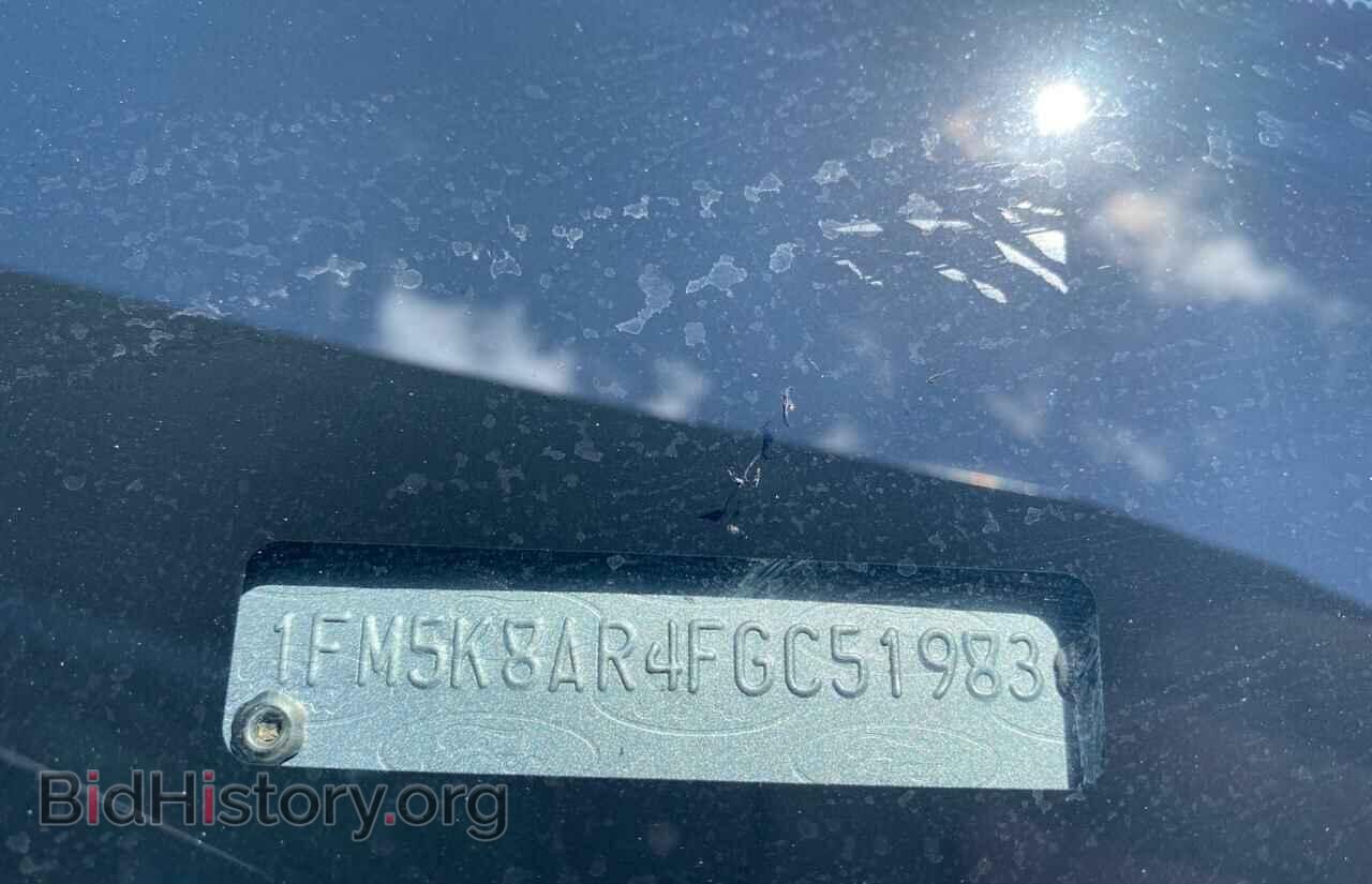 2015 FORD EXPLORER - VIN: 1FM5K8AR4FGC51983 - Фото 10