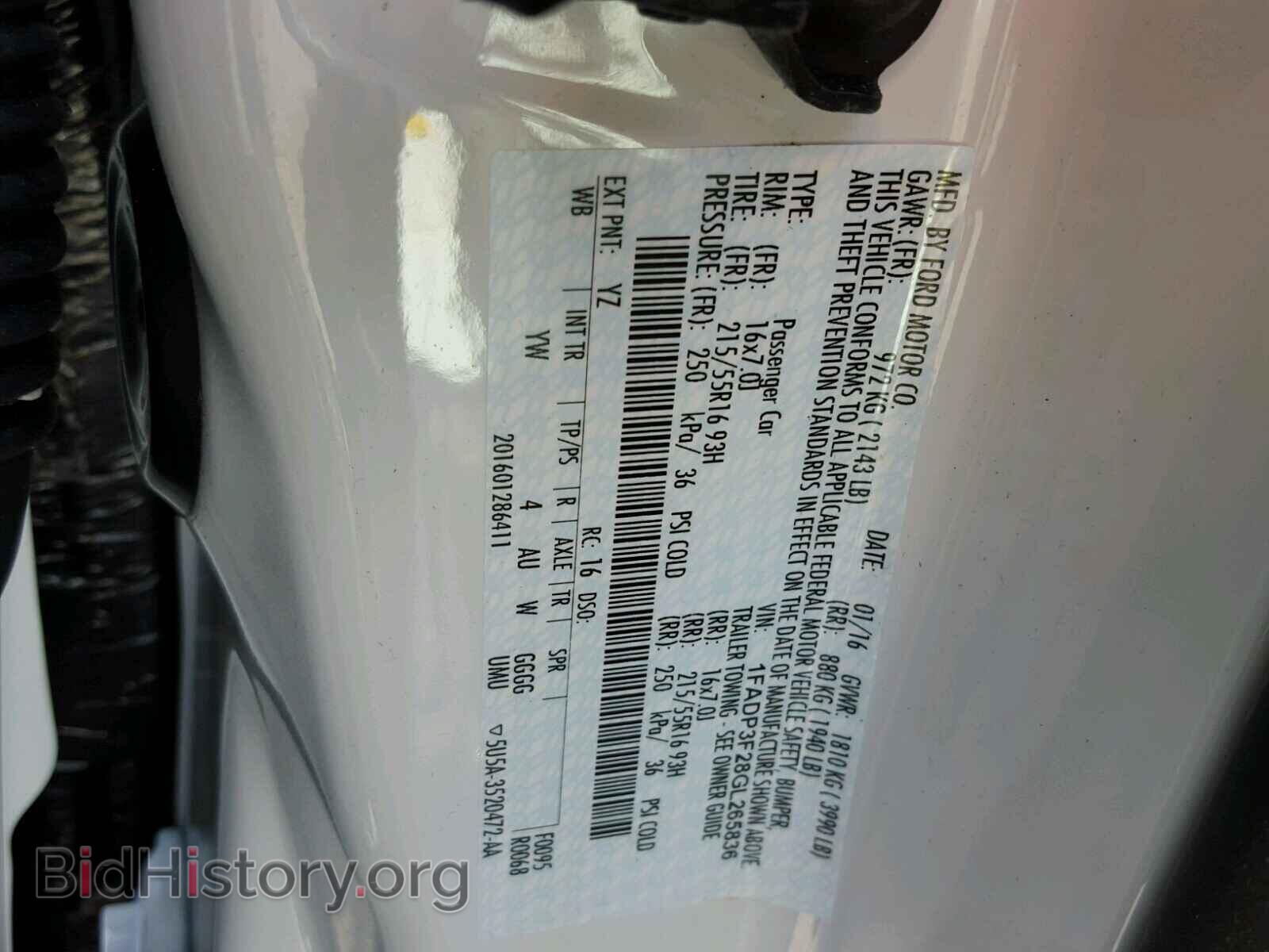 2016 FORD FOCUS - VIN: 1FADP3F28GL265836 - Photo 10