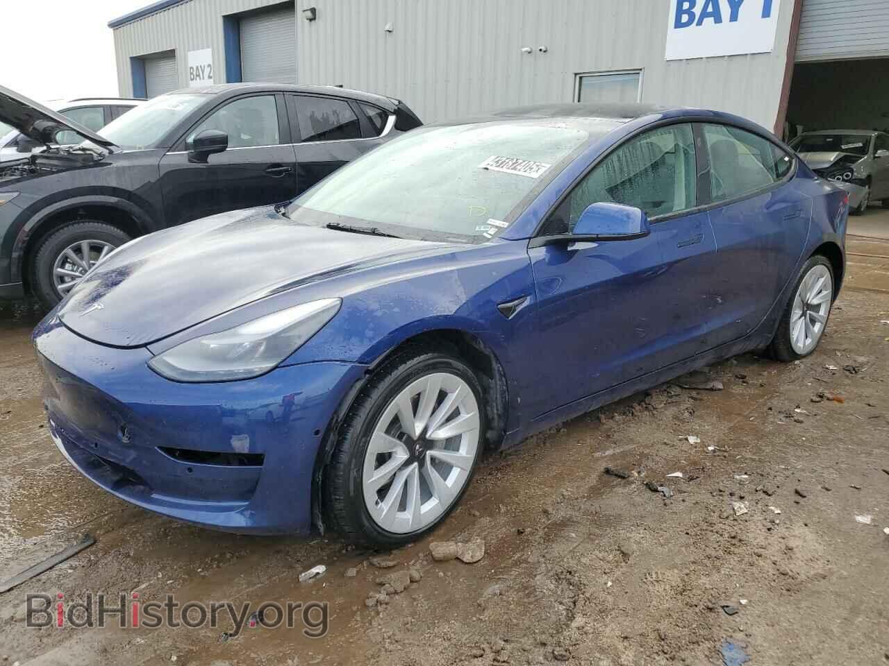 Photo 5YJ3E1EA0NF369178 - TESLA MODEL 3 2022