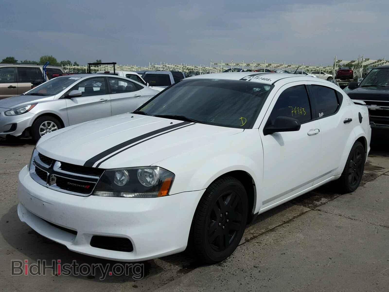 2014 DODGE AVENGER - VIN: 1C3CDZAB9EN118357 - Фото 2