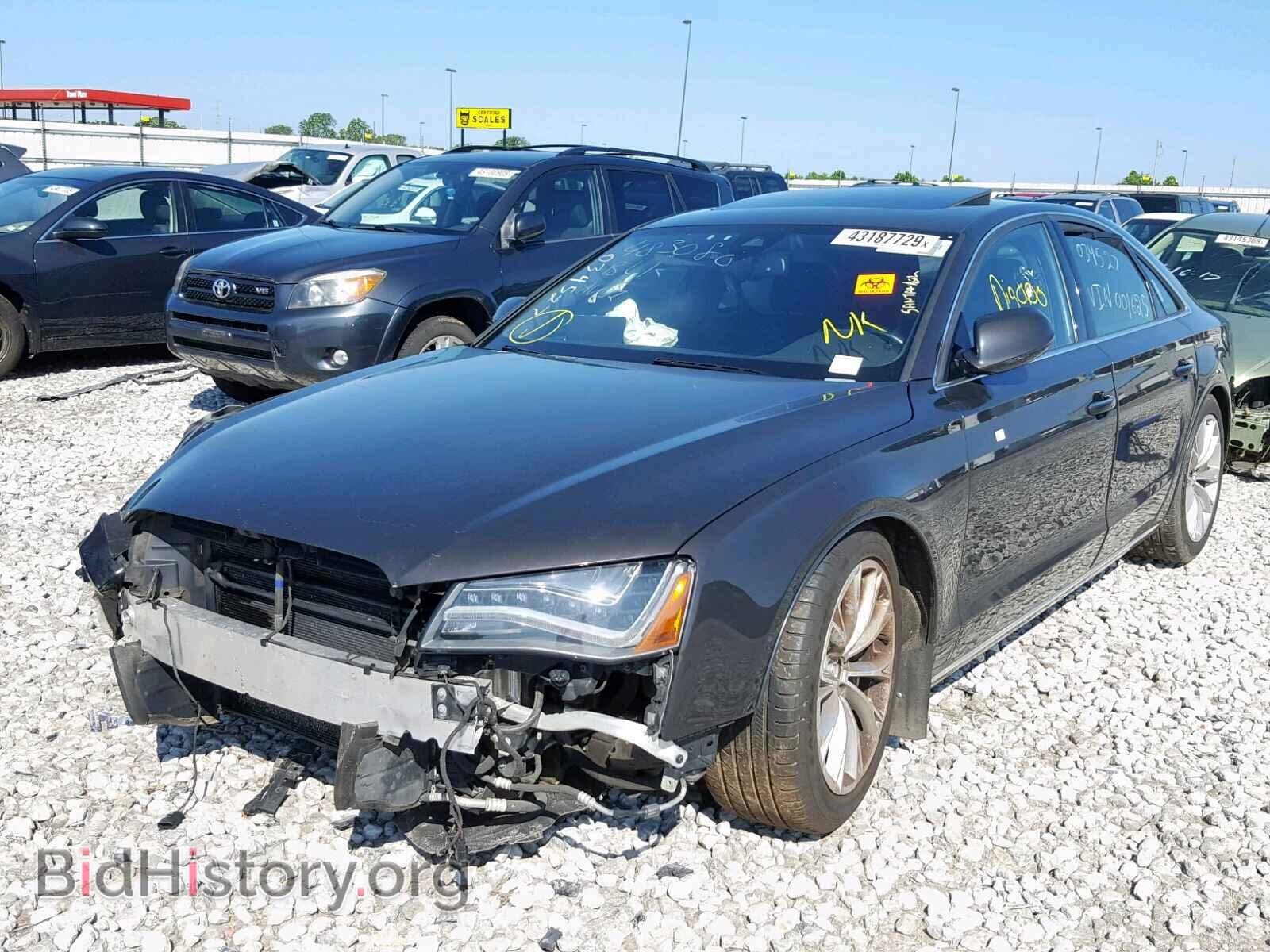 2011 AUDI A8 - VIN: WAUAVAFD9BN001625 - Фото 2