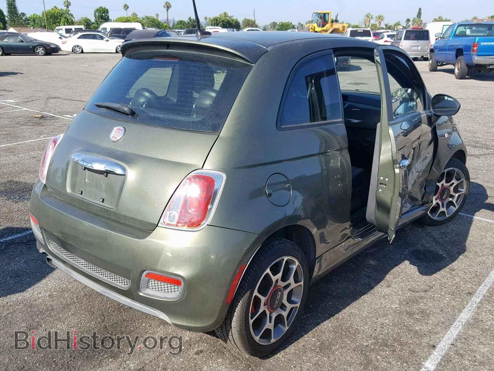 2012 FIAT 500 - VIN: 3C3CFFBR5CT309372 - Фото 4