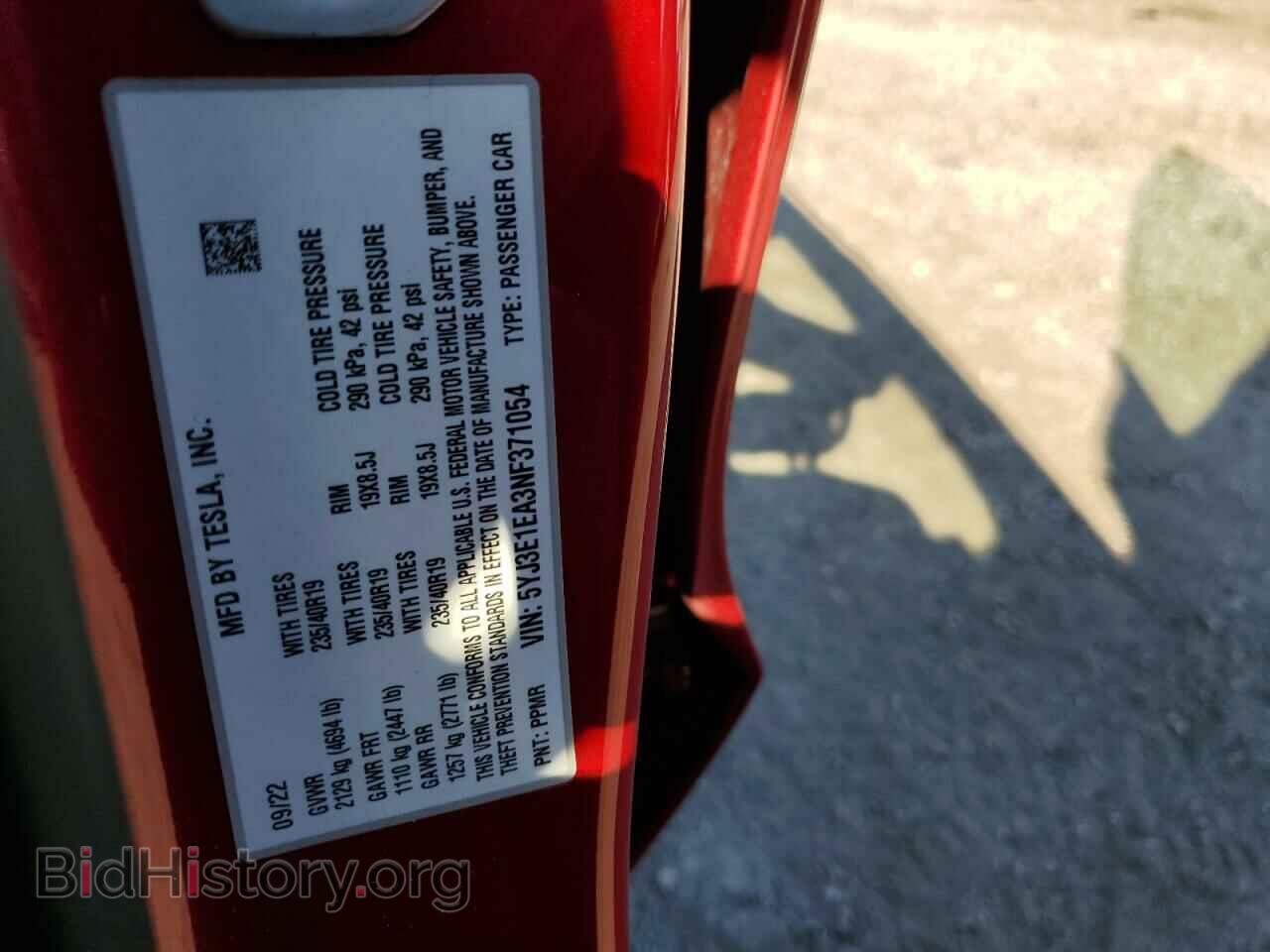 2022 TESLA MODEL 3 - VIN: 5YJ3E1EA3NF371054 - Photo 12