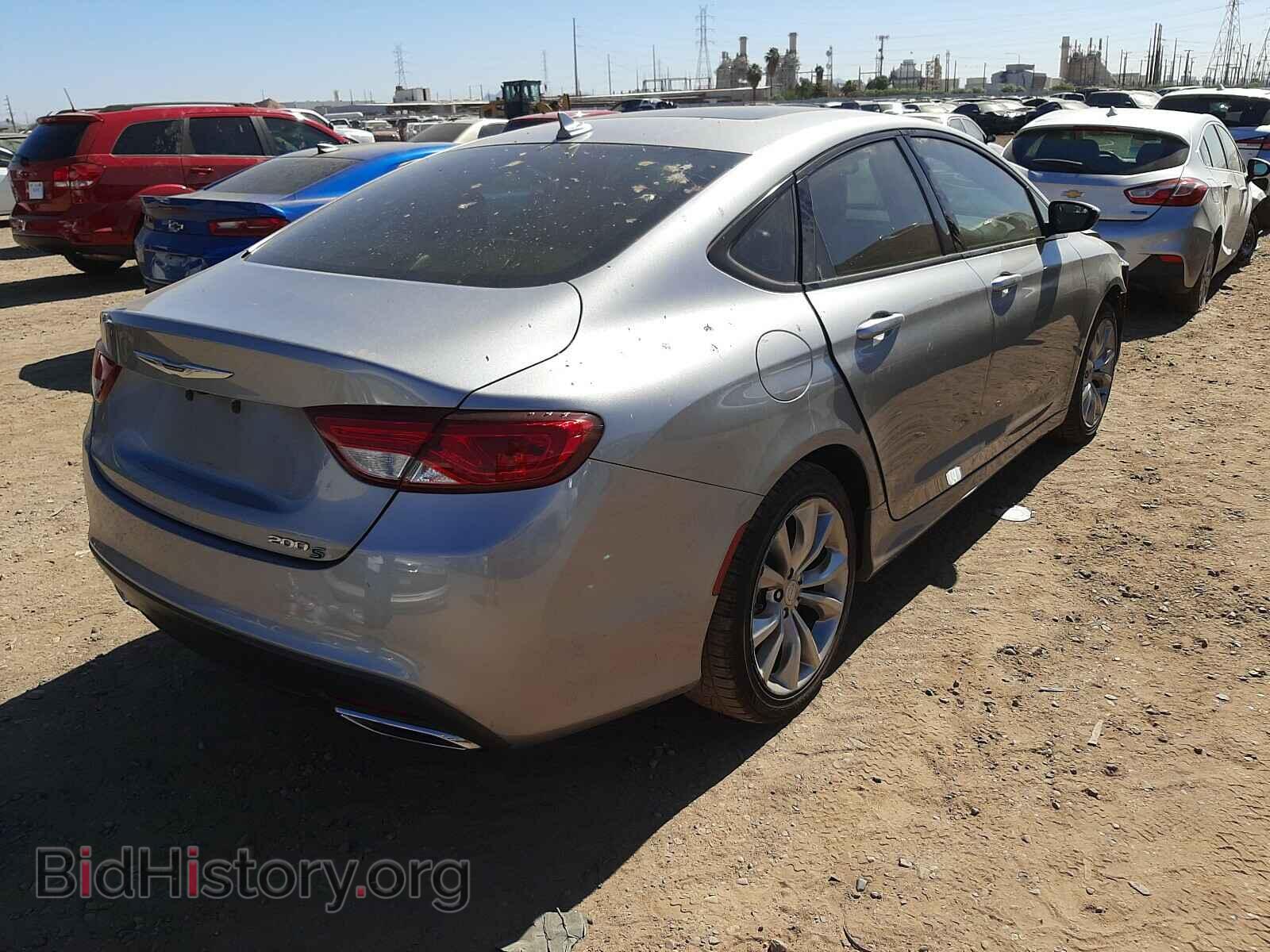 2015 CHRYSLER 200 - VIN: 1C3CCCBG3FN653504 - Фото 4