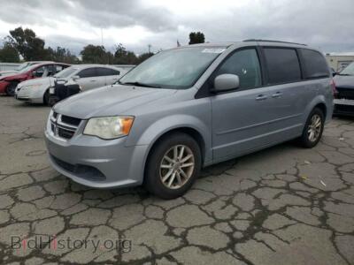 2013 Dodge CARAVAN SXT, gray — VIN 2C4RDGCG8DR807648, Copart