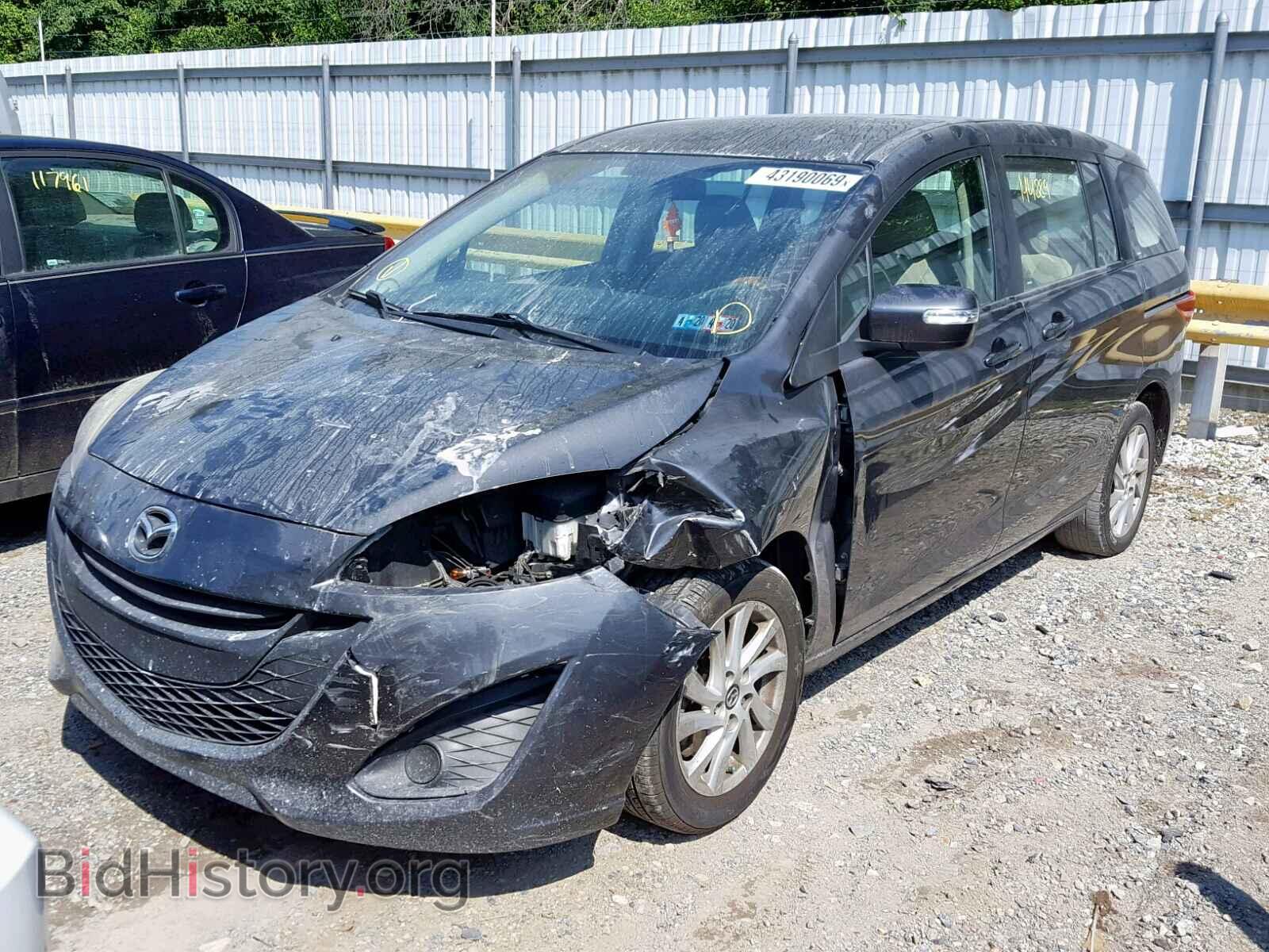 2014 MAZDA 5 - VIN: JM1CW2BL9E0163431 - Фото 2
