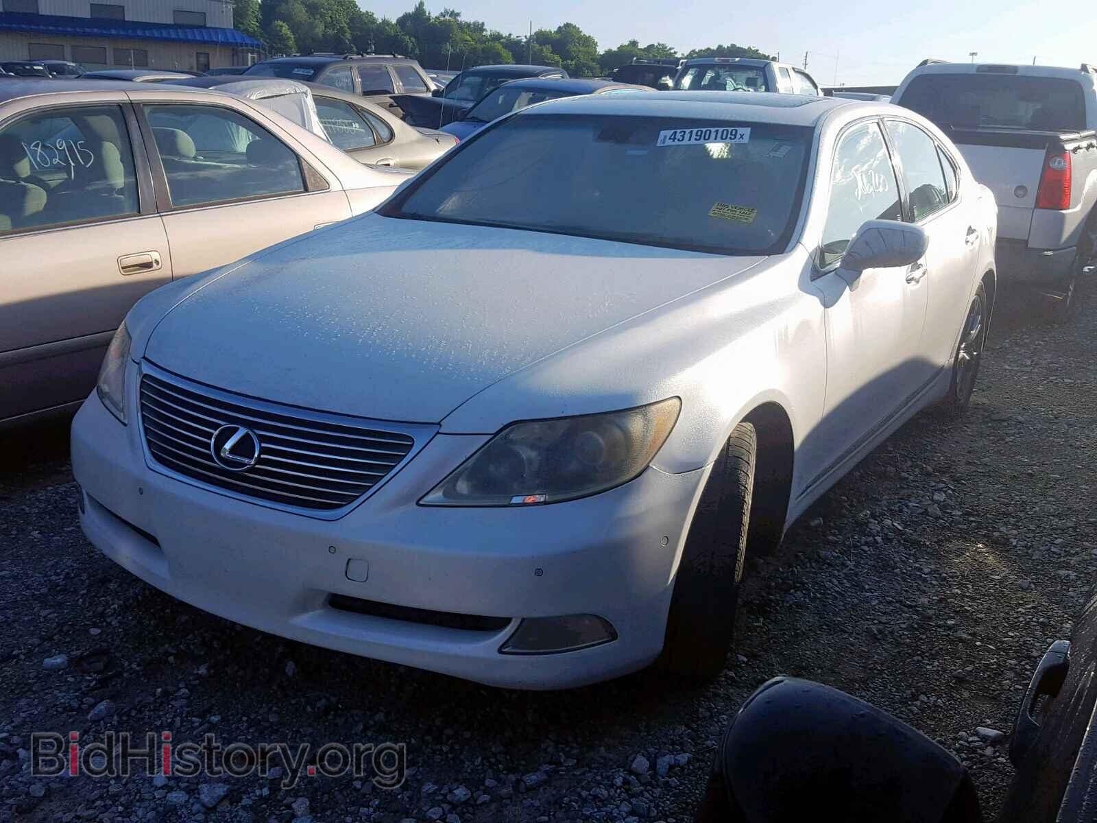 2007 LEXUS LS460 - VIN: JTHBL46F875025209 - Фото 2