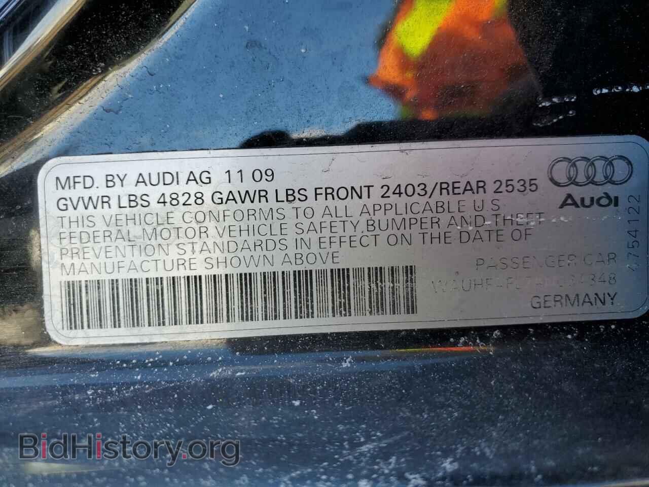 2010 AUDI A4 - VIN: WAUHFAFL7AN034348 - Фото 12
