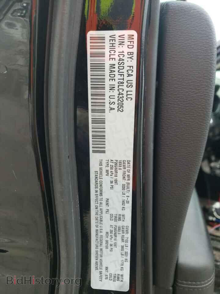 2020 DODGE DURANGO - VIN: 1C4SDJFT8LC432052 - Photo 14