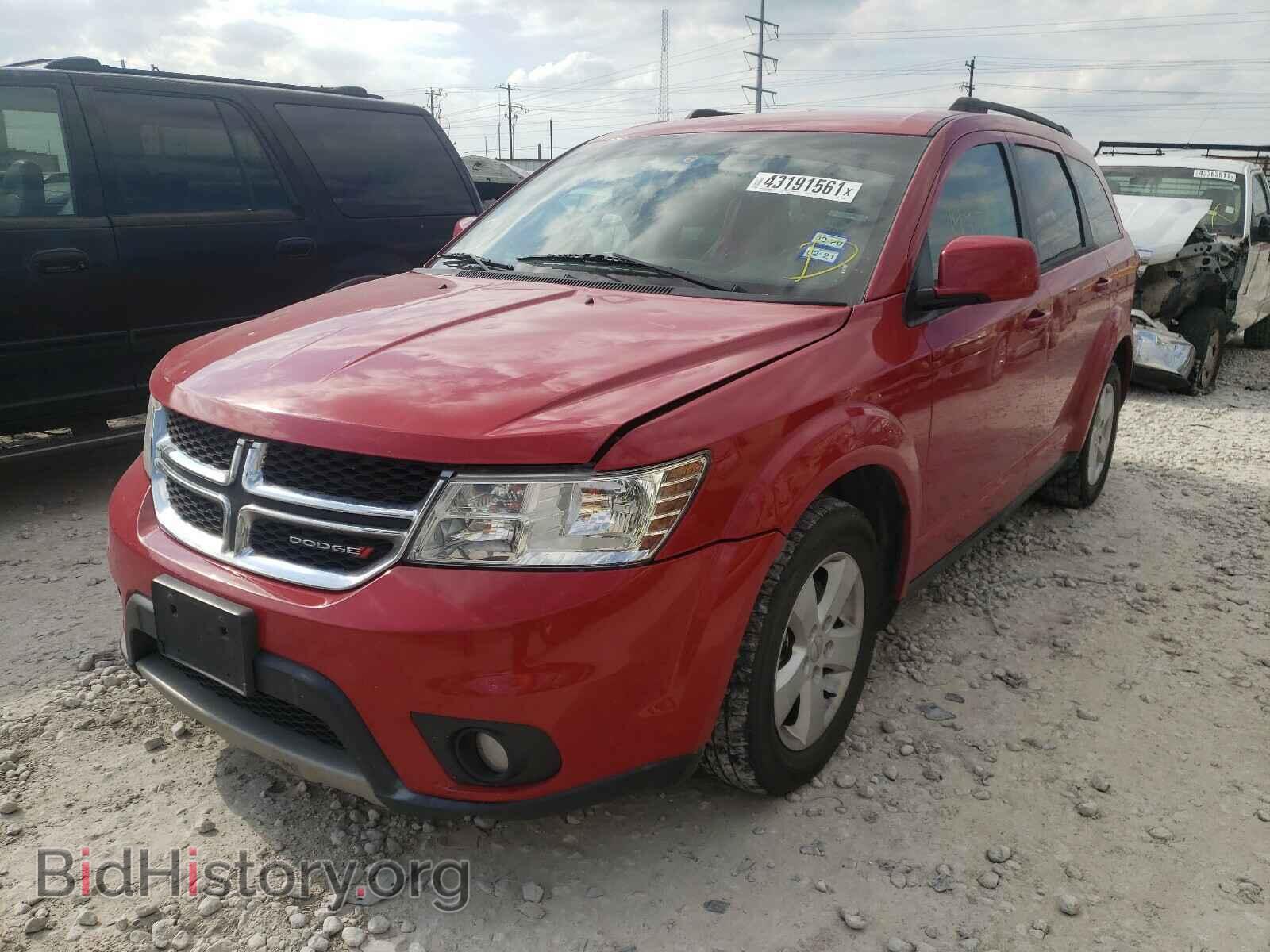 2012 DODGE JOURNEY - VIN: 3C4PDCBB7CT393344 - Фото 2