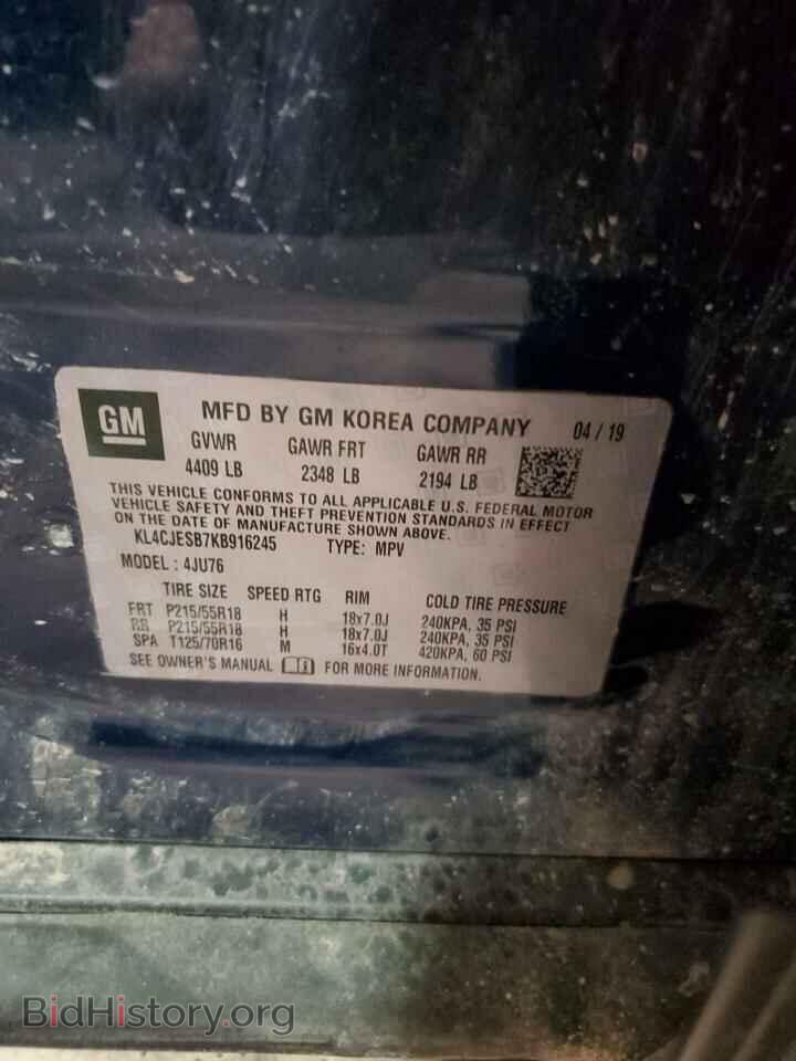 2019 BUICK ENCORE - VIN: KL4CJESB7KB916245 - Photo 13