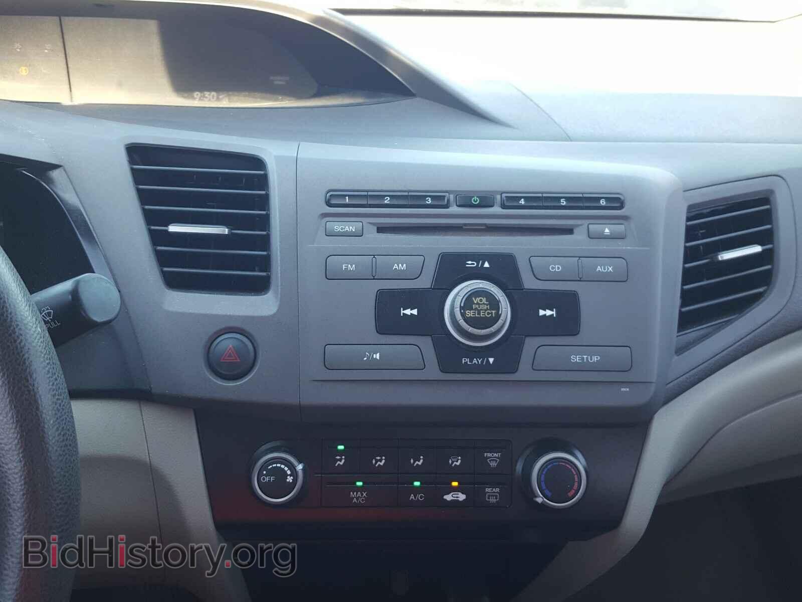2012 HONDA CIVIC - VIN: 2HGFB2F56CH336109 - Фото 9
