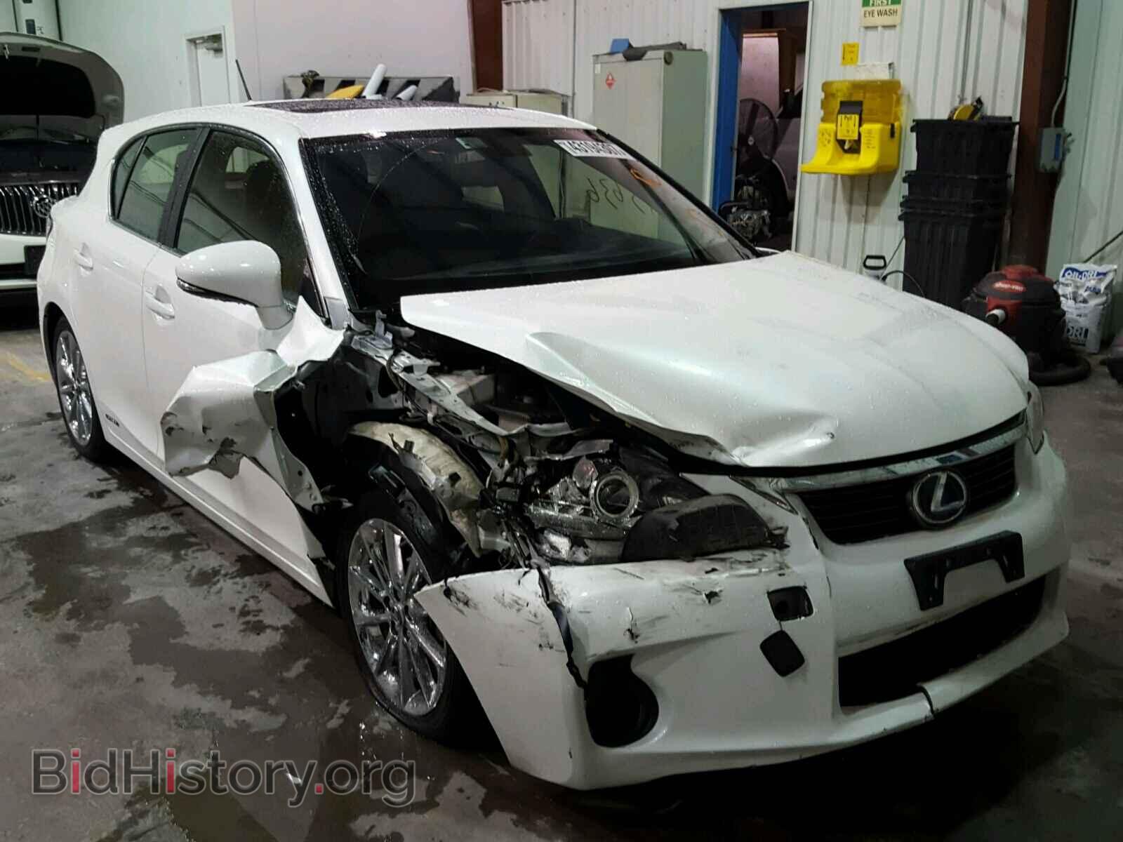Photo JTHKD5BH6C2067013 - LEXUS CT 200 2012