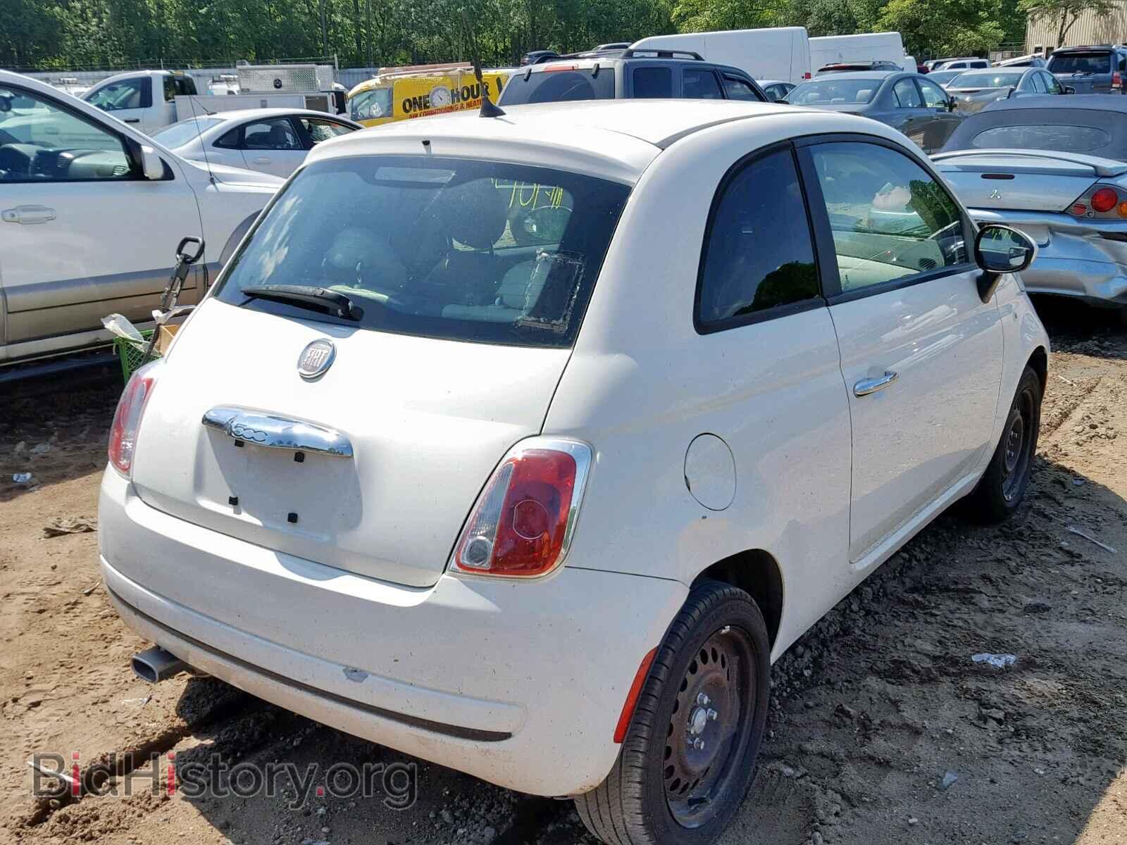 2012 FIAT 500 - VIN: 3C3CFFAR8CT381054 - Фото 4