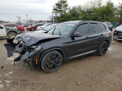 2021 BMW X3 X3 M Compe, black — VIN 5YMTS0C03M9F07313, Copart