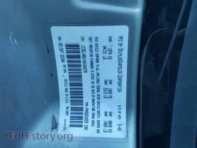 2004 CHRYSLER SEBRING - VIN: 1C3EL46X14N164279 - Фото 10