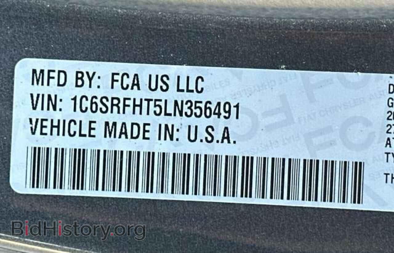 2020 RAM 1500 - VIN: 1C6SRFHT5LN356491 - Фото 10