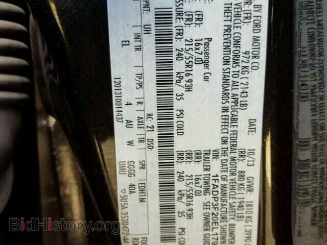 2014 FORD FOCUS - VIN: 1FADP3F20EL179725 - Photo 10