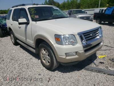 2010 Ford EXPLORER Explorer E, white — VIN 1FMEU6EE6AUA43202, Copart